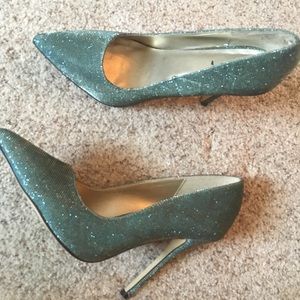 Turquoise heels